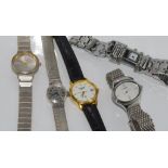 Pierpont watch with Camry watch, "Cartier" watch, "Omega"