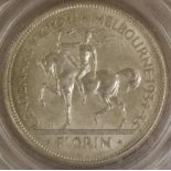 Melbourne Centenary 1934-35 florin UNC