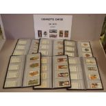 Collection of early cigarette cards contained in 6 albums