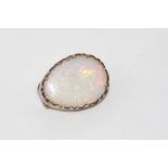 Antique 9ct gold brooch with solid Aust. opal