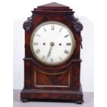 Regency rosewood bracket clock