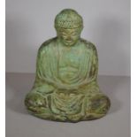 Bronze seated Buddha 24cm high approx