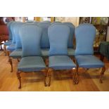 Set of 12 French dining chairs