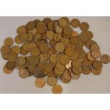 Quantity of Australian pennies predominately George VI & Queen Elizabeth heads