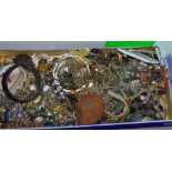 Box of costume jewellery