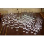 Fifty two assorted Holmegaard 'Princess' glasses