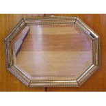 Italian gilt framed mirror 83cm x 63cm