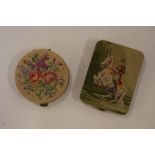 Vintage petit point compact & card case