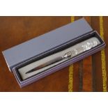 Waterford crystal letter opener in box