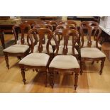 Set of 12 Edwardian dining chairs