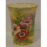 Signed Royal Winton "Anemone" vase H16cm approx