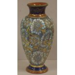 Doulton Lambeth stoneware vase 25cm high approx.