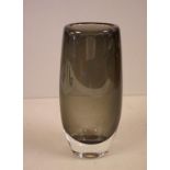 Sven Palmqvist (1906-1984) Orrefors crystal vase signed to base, 20.3cm high