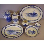 Quantity of Royal Doulton 'Norfolk' pattern comprising of 2 platters, hot water pot, jug, dish and