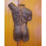 Plaster male torso wall ornament 64cm high