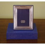 Sterling silver frame hallmarked Sheffield circa 2000, never used, 13cm x 10.3cm