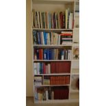Six shelves of hardback books including Casanova