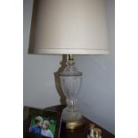 Crystal table lamp