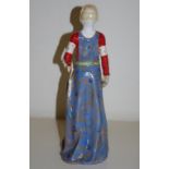 Royal Doulton figurine - Phillipa of Hainault HN2008, in production 1948 - 1953, 25cm hgh