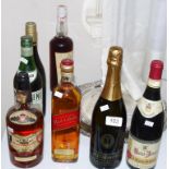 Jules Joris & Fils vintage brandy together with 6 other bottles of alcohol.
