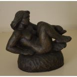 Arthur Fleischmann (1896-1990) Beach Girl proto-type for large bronze. 15cm high.