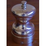English sterling silver pepper grinder hallmarked London