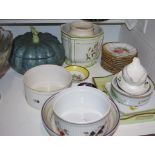 Quantity of kitchen plates, bowls & trays etc