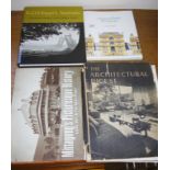 Three Australiana books and a vintage copy of Architectual Digest