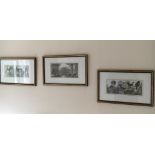 Four Henry Winkles bird engravings