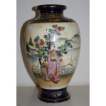 Japanese Satsuma vase 32cm high