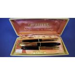 Sheaffer pen set in original case, includes fountain pen