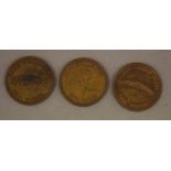 Three early Sydney Harbour Bridge toll tokens