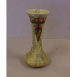 Cranston pottery vase in mottled tones, 21 cm high