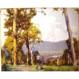 Harold Brocklebank Herbert (1892-1945), landscape watercolour, signed lower right, 32cm x 39cm