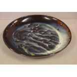 Australian Peter Wilson studio pottery bowl signed to base, 40.8cm diameter . Provenance: given to