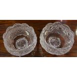Two good Waterford crystal bowls D18cm approx