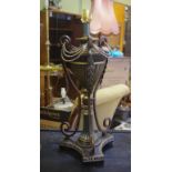 French style electric table lamp 60cm high approx
