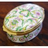 Halcyon Days enamel box in original box