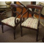 Pair of colonial cedar carver chairs