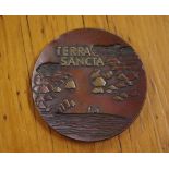 Israel State Medal 1963 Terra Sancta, bronze 6 cm diameter