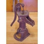 Antique Champion Pitcher water pump cast iron, 48cm high approx