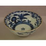 19th century oriental porcelain bowl 23.9cm diameter, 10.4cm high