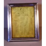 Sterling silver photo frame Hallmarked Birmingham 1903, H25.5cm X W20.5cm approx