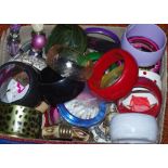 Box of various bangles and bracelets