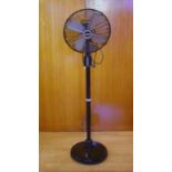 Cinni black pedestal fan 162cm high approx