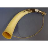 French musical horn 42cm long approx.