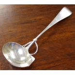 Victorian sterling silver ladle hallmarked London 1876,maker: Henry John Lias & Henry John Lias,