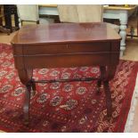 Ralph Lauren Barlow mahogany side table with drawer, 79cm x 56cm, 75cm high . Purchased in New
