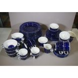 Finland "Arabia" dinner set for six - Valencia signed Ulla Procope, to include 6 coffee cups and