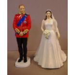 Two Royal Doulton figurines to include Prince William, limited edition 2026 / 5000, HN5573,